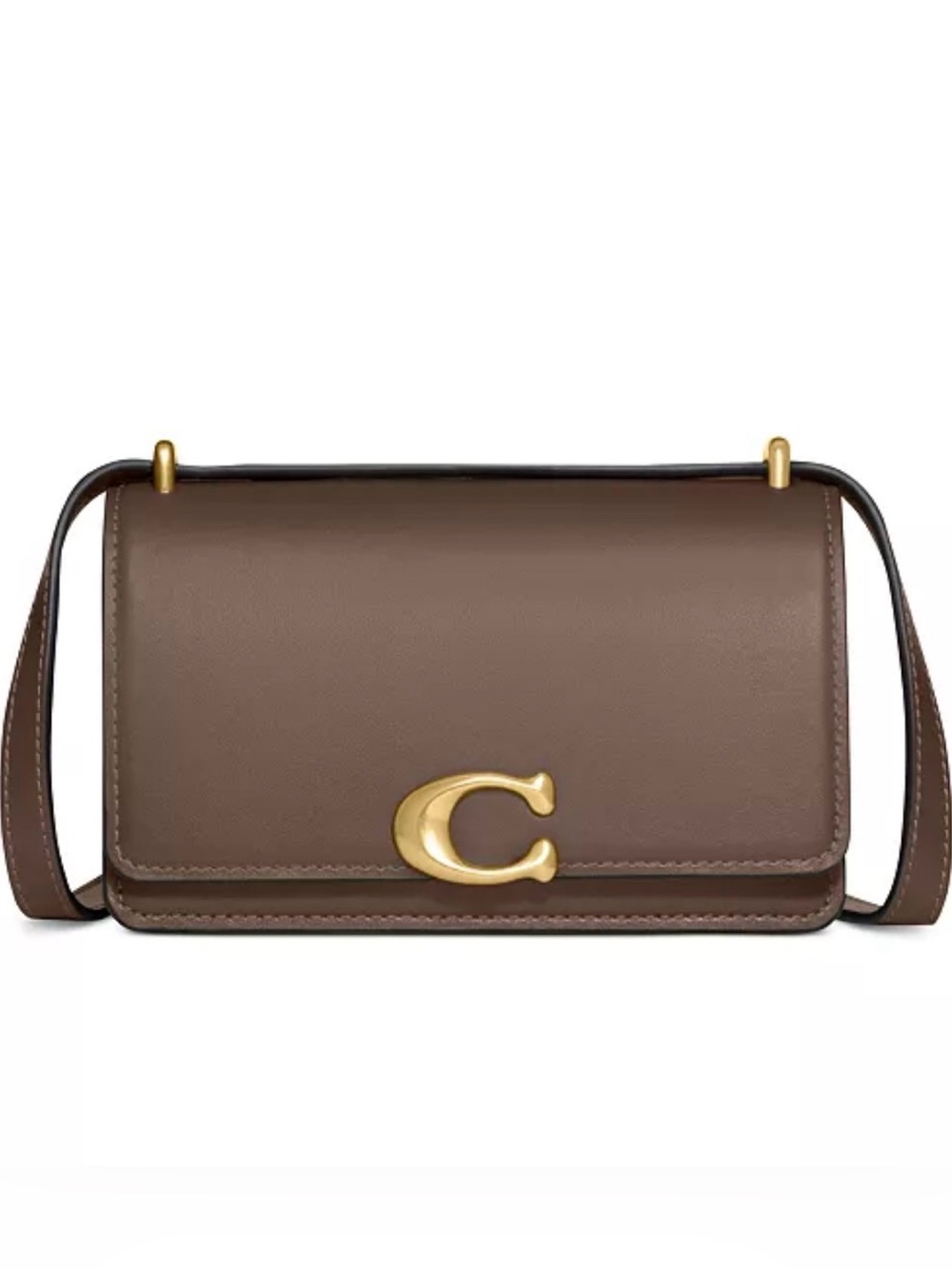 COACH Luxe Refined Calf Leather Bandit Crossbody Bag